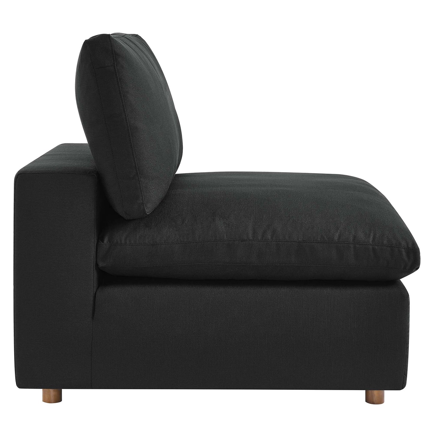 Modway Furniture Commix 7-Piece Down Filled Overstuffed Sectional Sofa by Modway - EEI-3364-BLK