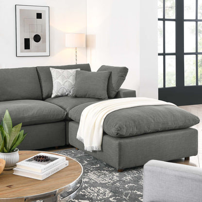 Modway Furniture Commix 7-Piece Down Filled Overstuffed Sectional Sofa by Modway - EEI-3364-BLK