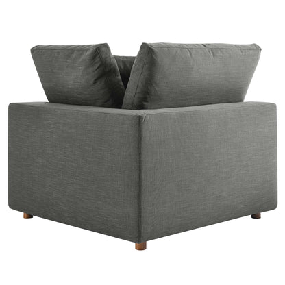 Modway Furniture Commix 7-Piece Down Filled Overstuffed Sectional Sofa by Modway - EEI-3364-BLK