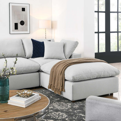 Modway Furniture Commix 7-Piece Down Filled Overstuffed Sectional Sofa by Modway - EEI-3364-BLK
