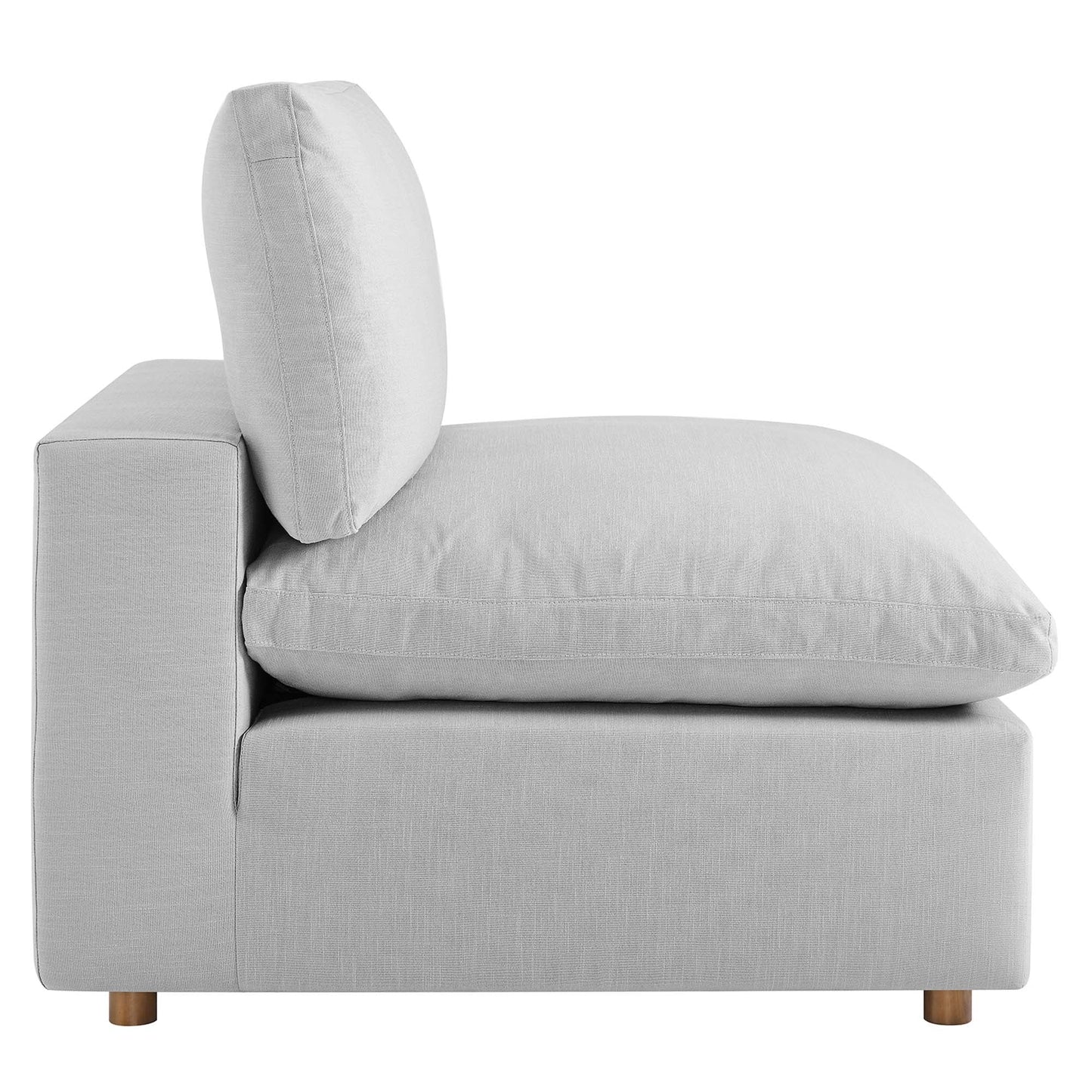 Modway Furniture Commix 7-Piece Down Filled Overstuffed Sectional Sofa by Modway - EEI-3364-BLK