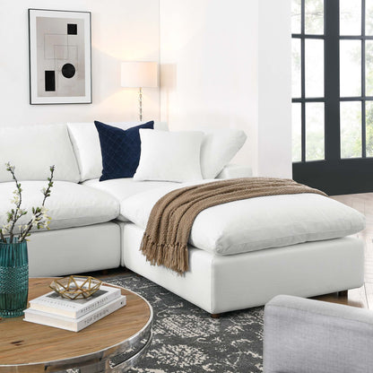 Modway Furniture Commix 7-Piece Down Filled Overstuffed Sectional Sofa by Modway - EEI-3364-BLK