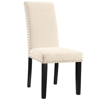 Modway furniture Parcel Dining Side Chair Fabric Set of 4 - EEI-3552-BEI