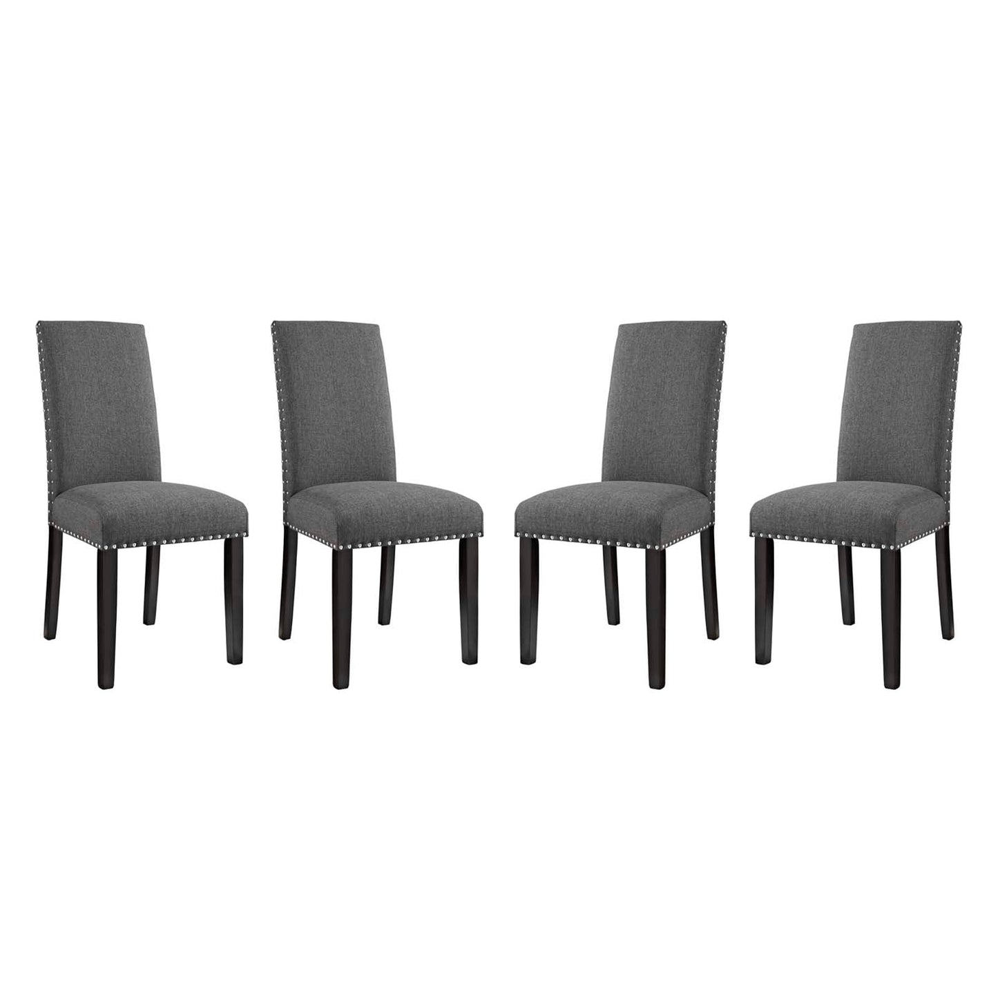 Modway furniture Parcel Dining Side Chair Fabric Set of 4 - EEI-3552-BEI
