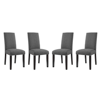 Modway furniture Parcel Dining Side Chair Fabric Set of 4 - EEI-3552-BEI
