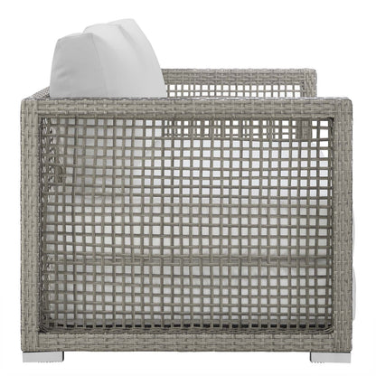 Modway Furniture Aura 3 Piece Outdoor Patio Wicker Rattan Set – EEI-3598-GRY-GRY-SET