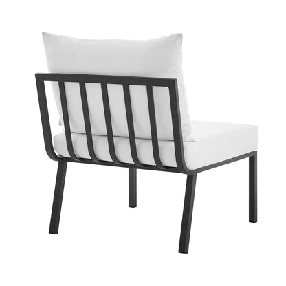 Modway Furniture Riverside 5 Piece Outdoor Patio Aluminum Set by Modway – EEI-3783-SLA-WHI