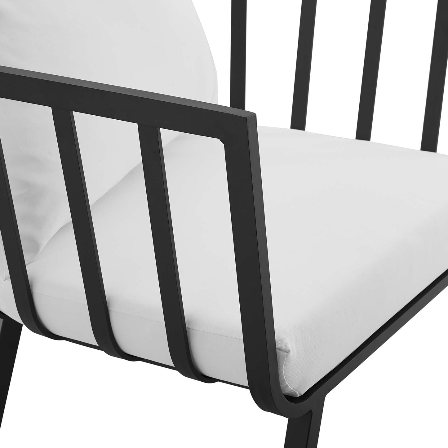 Modway Furniture Riverside 4 Piece Outdoor Patio Aluminum Set by Modway - EEI-3787-WHI-NAV