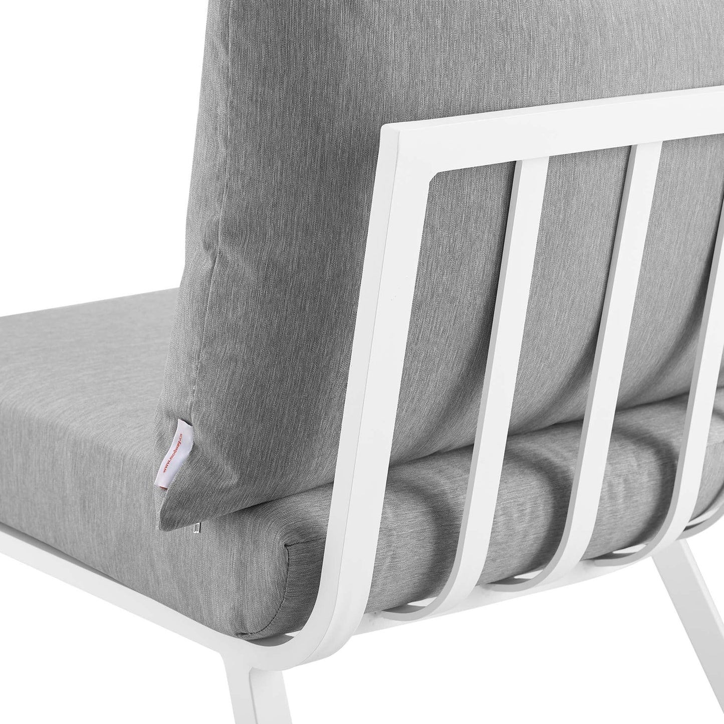Modway Furniture Riverside 4 Piece Outdoor Patio Aluminum Set by Modway - EEI-3787-WHI-NAV