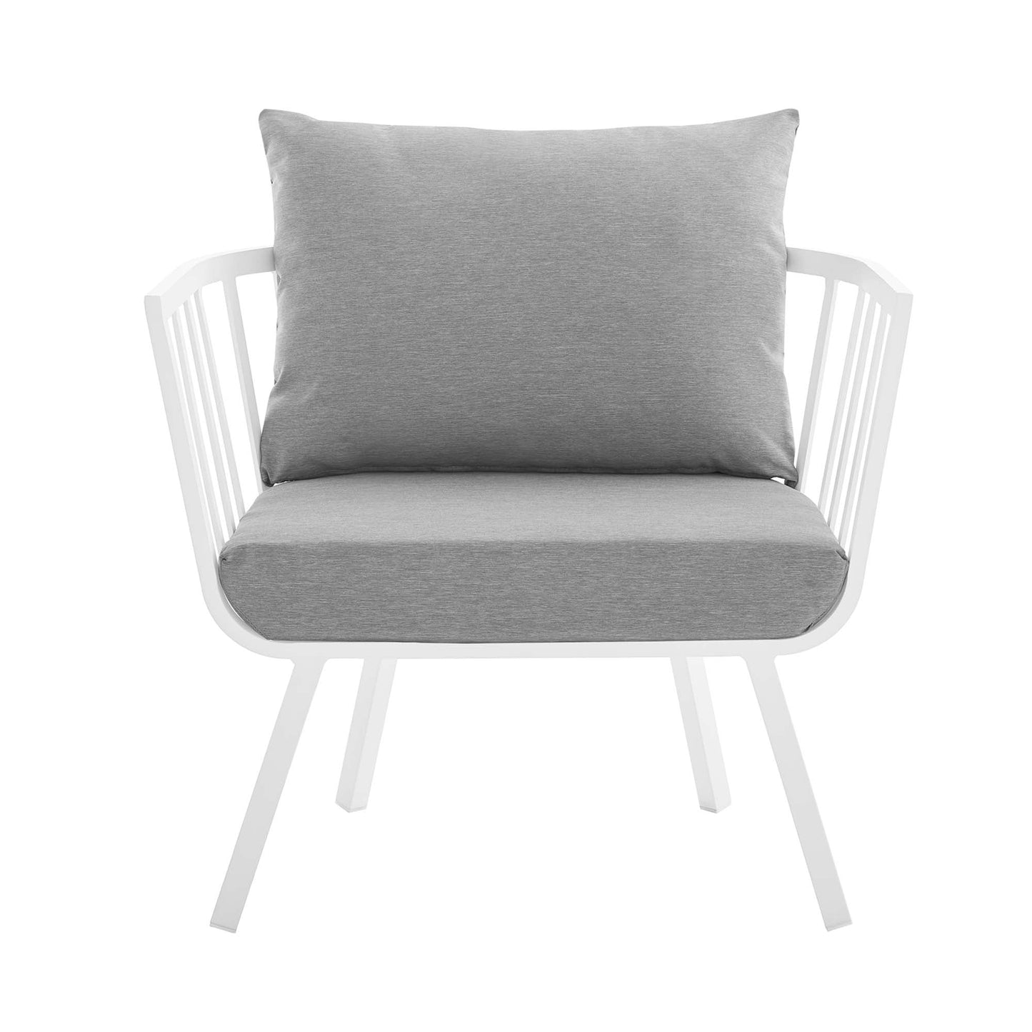 Modway Furniture Riverside 4 Piece Outdoor Patio Aluminum Set by Modway - EEI-3787-WHI-NAV