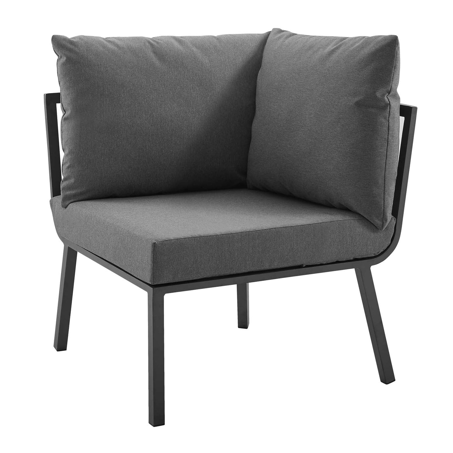 Modway Furniture Riverside 6 Piece Outdoor Patio Aluminum Set by Modway – EEI-3788-SLA-CHA