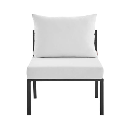 Modway Furniture Riverside 6 Piece Outdoor Patio Aluminum Set by Modway –EEI-3791-WHI-NAV