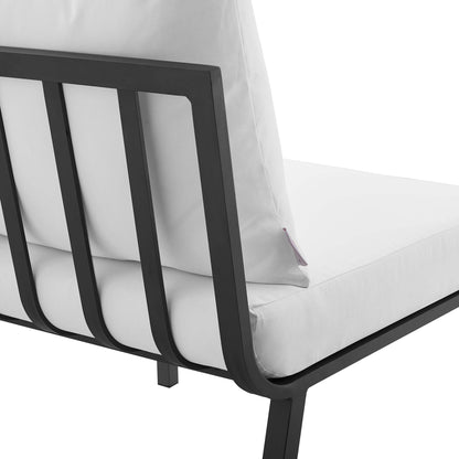 Modway Furniture Riverside 5 Piece Outdoor Patio Aluminum Set by Modway – EEI-3793-SLA-CHA
