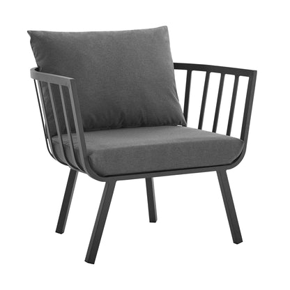 Modway Furniture Riverside 6 Piece Outdoor Patio Aluminum Set by Modway – EEI-3795-SLA-WHI