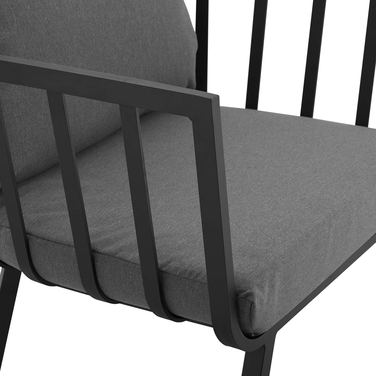 Modway Furniture Riverside 6 Piece Outdoor Patio Aluminum Set by Modway – EEI-3795-SLA-WHI