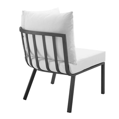 Modway Furniture Riverside 6 Piece Outdoor Patio Aluminum Set by Modway – EEI-3795-SLA-WHI