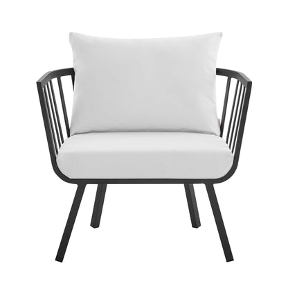 Modway Furniture Riverside 6 Piece Outdoor Patio Aluminum Set by Modway – EEI-3795-SLA-WHI
