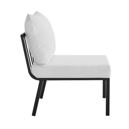 Modway Furniture Riverside 6 Piece Outdoor Patio Aluminum Set by Modway – EEI-3795-SLA-WHI
