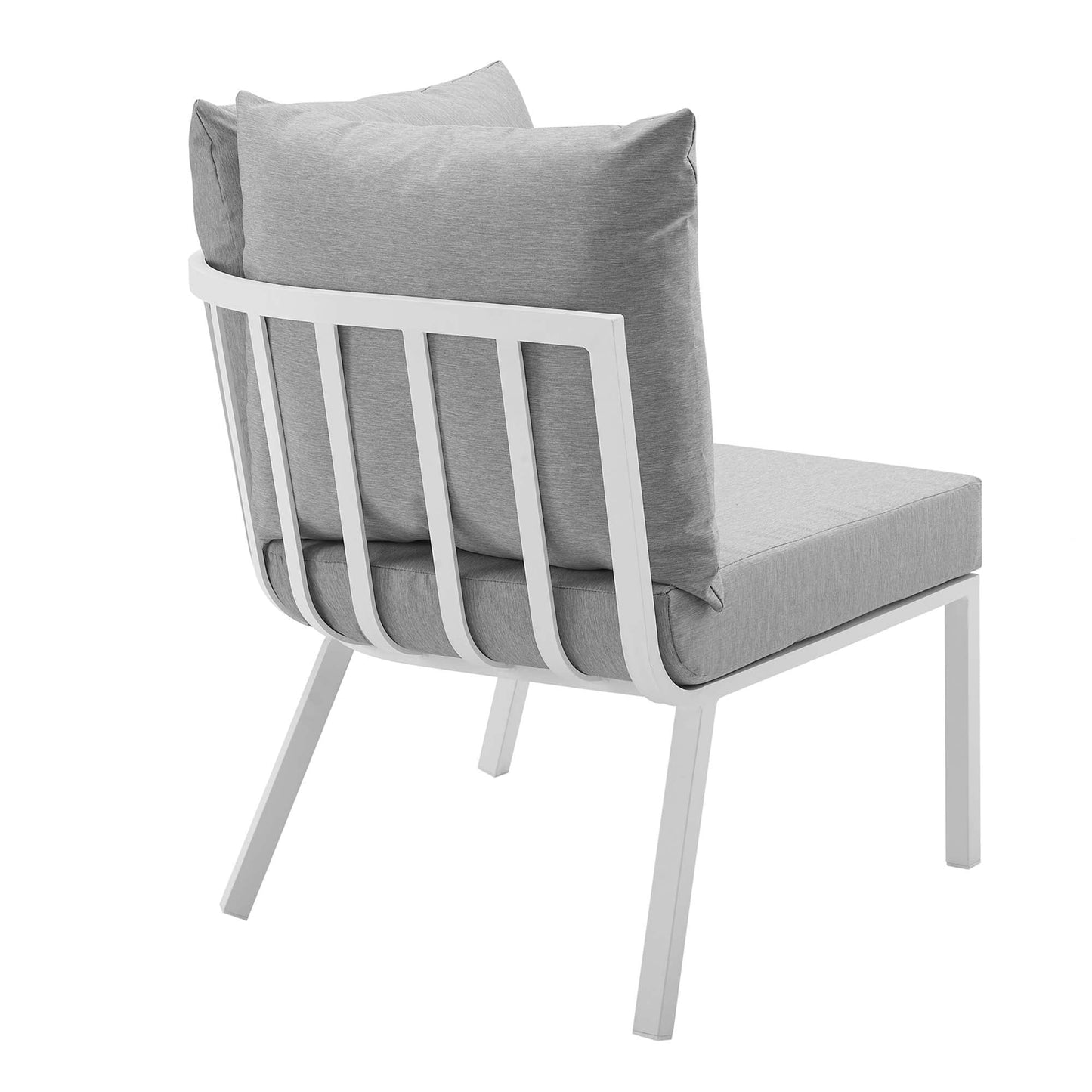 Modway Furniture Riverside 6 Piece Outdoor Patio Aluminum Set by Modway – EEI-3795-SLA-WHI