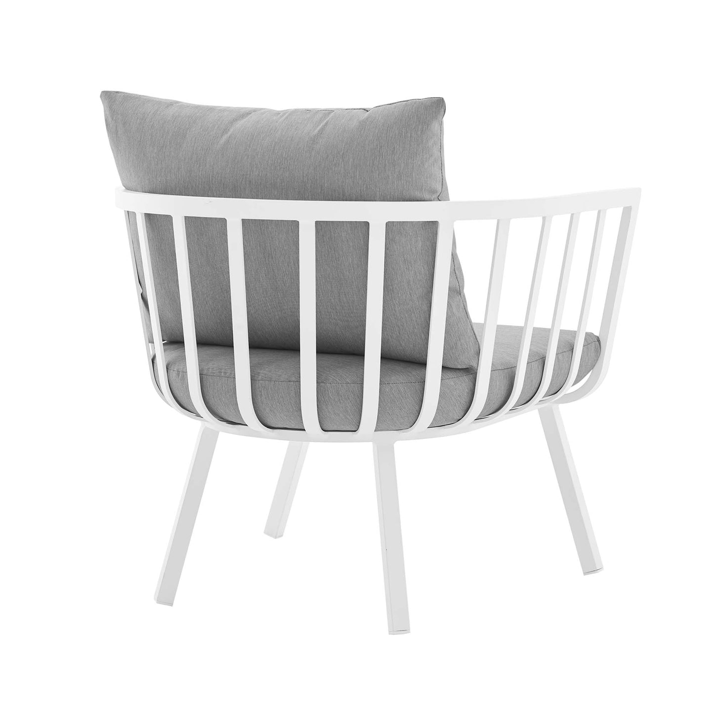 Modway Furniture Riverside 6 Piece Outdoor Patio Aluminum Set by Modway – EEI-3795-SLA-WHI
