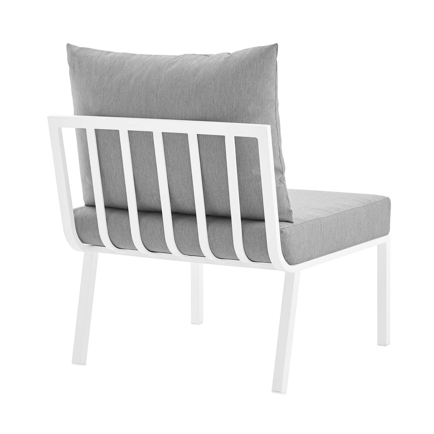 Modway Furniture Riverside 6 Piece Outdoor Patio Aluminum Set by Modway – EEI-3795-SLA-WHI