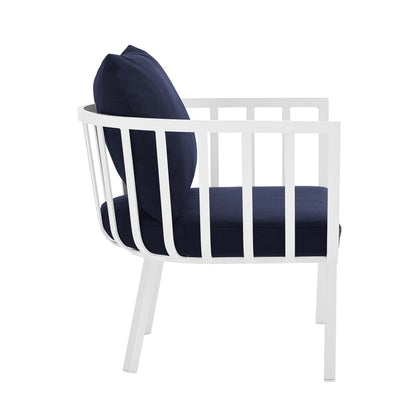 Modway Furniture Riverside 6 Piece Outdoor Patio Aluminum Set by Modway – EEI-3795-SLA-WHI