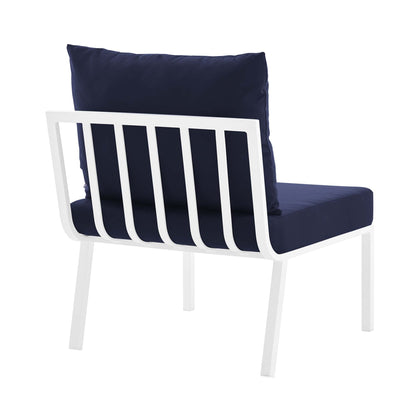 Modway Furniture Riverside 6 Piece Outdoor Patio Aluminum Set by Modway – EEI-3795-SLA-WHI