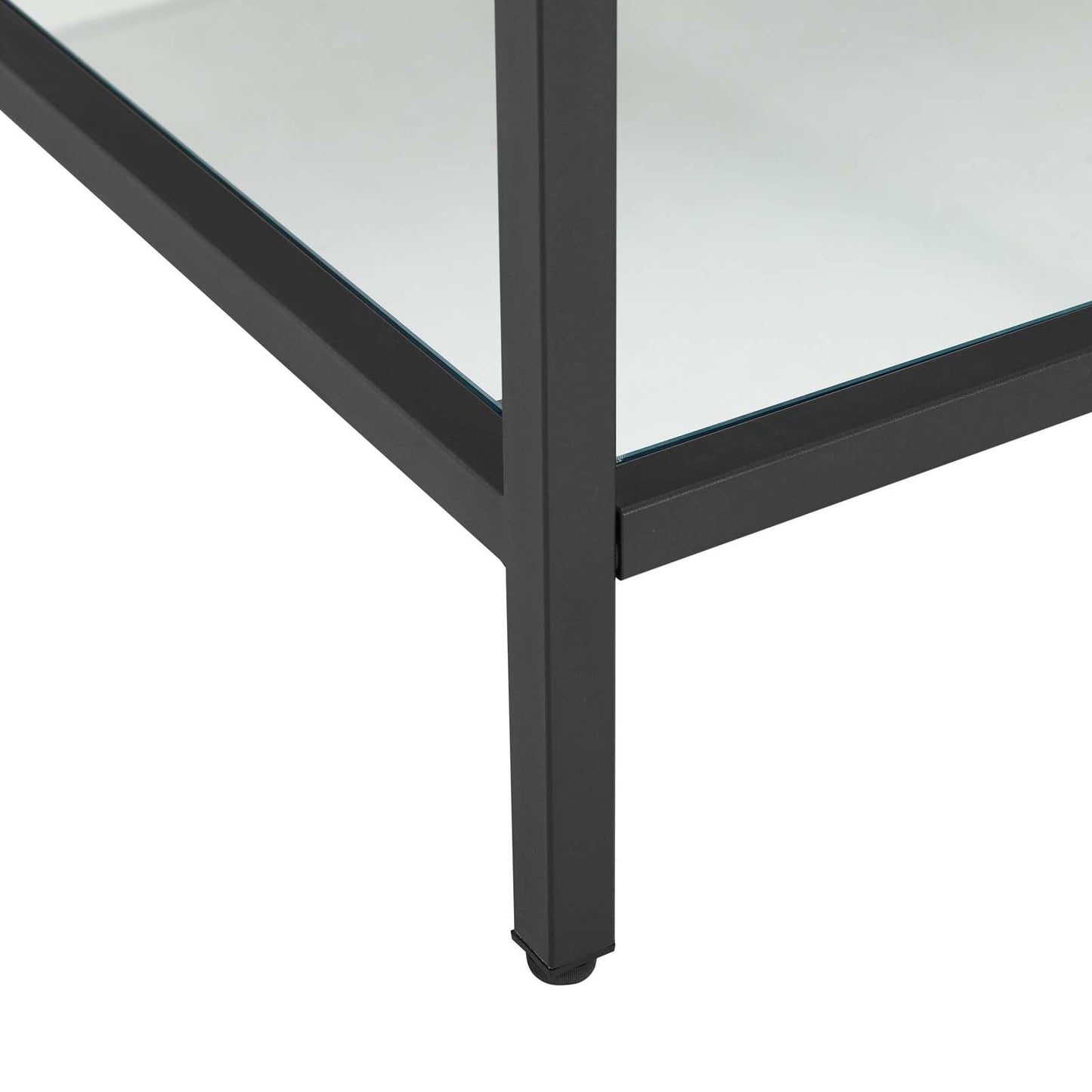 Modway furniture Kingsley Stainless Steel Bathroom Vanity - EEI-3998-BLK-WHI