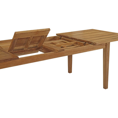 Modway Furniture Marina 9 Piece Outdoor Patio Teak Dining Set by Modway – EEI-4033