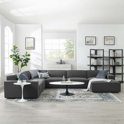 Modway furniture Restore 7-Piece Sectional Sofa - EEI-4120-CHA