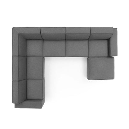 Modway furniture Restore 7-Piece Sectional Sofa - EEI-4120-CHA