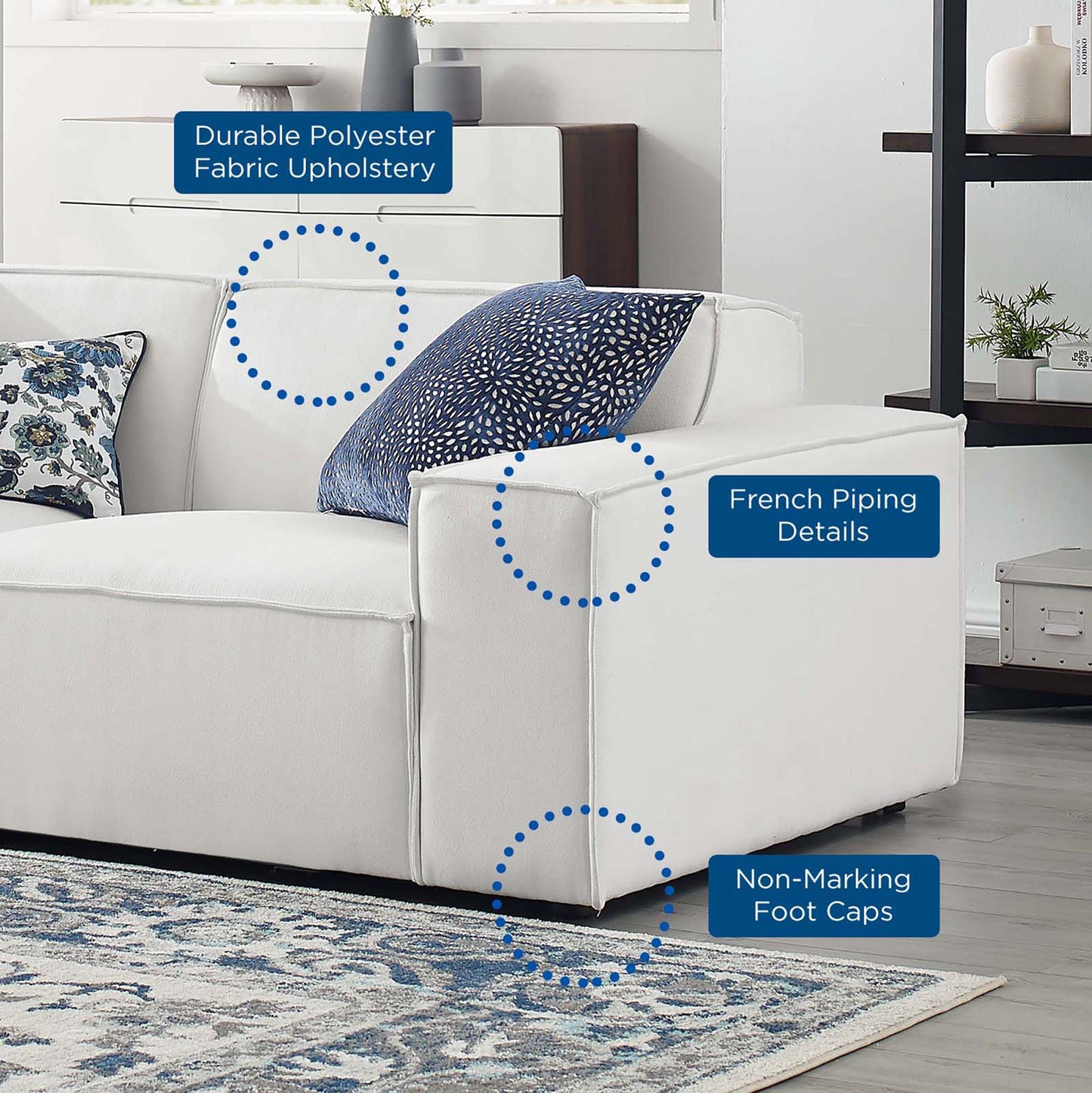 Modway furniture Restore 7-Piece Sectional Sofa - EEI-4120-CHA