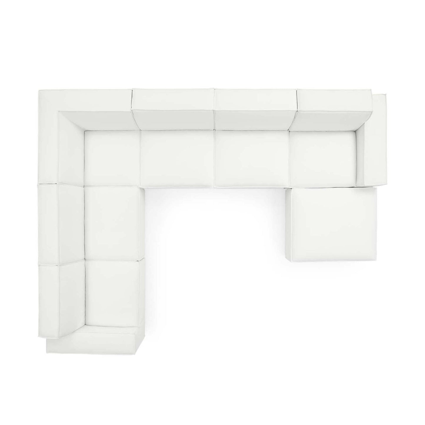 Modway furniture Restore 7-Piece Sectional Sofa - EEI-4120-CHA