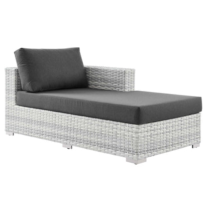 Modway Furniture Convene Outdoor Patio Right Chaise - EEI-4304-LGR-CHA