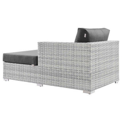Modway Furniture Convene Outdoor Patio Right Chaise - EEI-4304-LGR-CHA