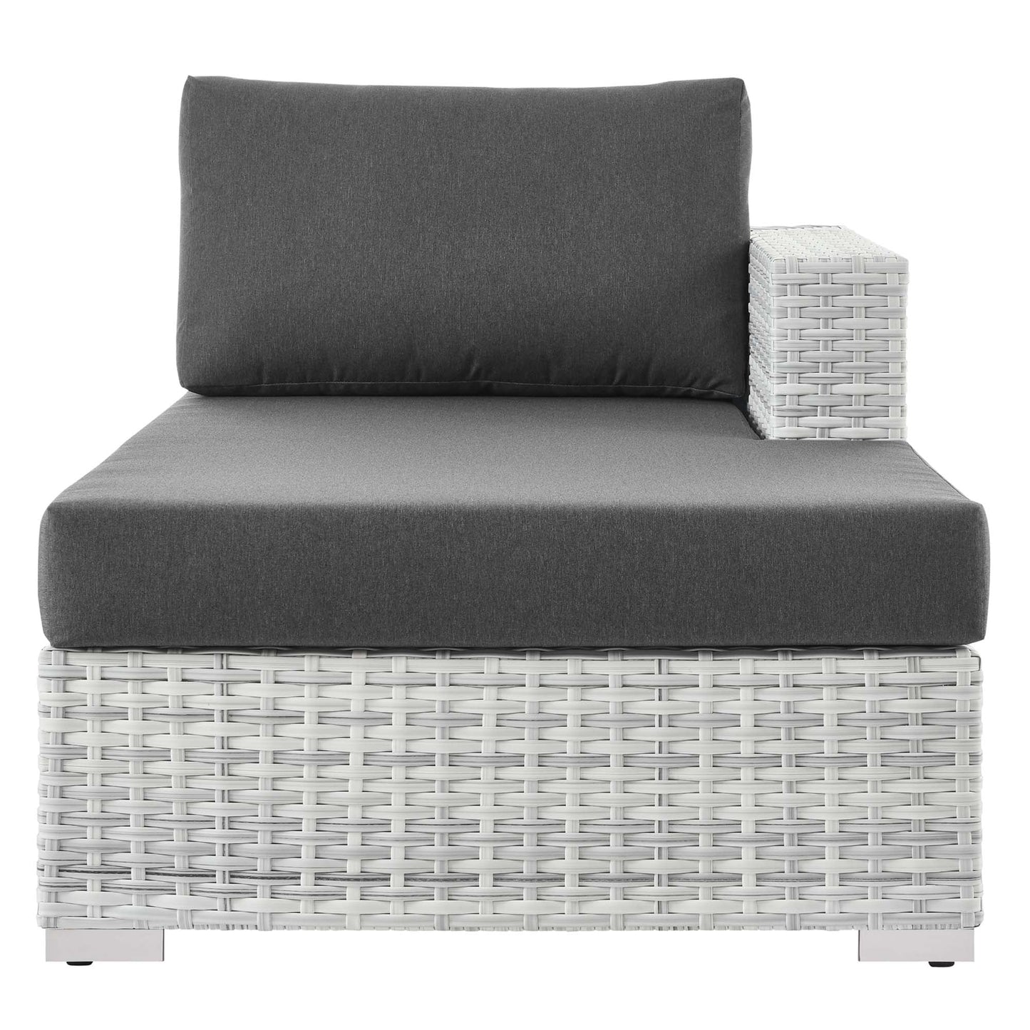 Modway Furniture Convene Outdoor Patio Right Chaise - EEI-4304-LGR-CHA