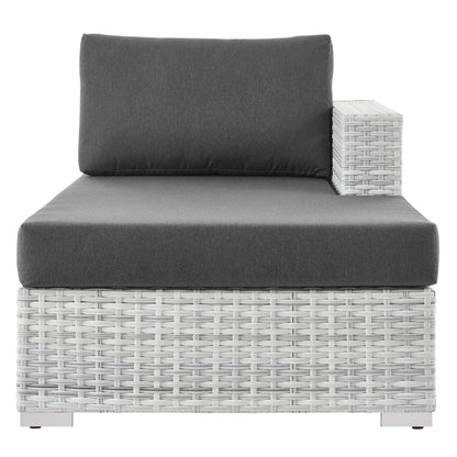 Modway Furniture Convene Outdoor Patio Right Chaise - EEI-4304-LGR-CHA