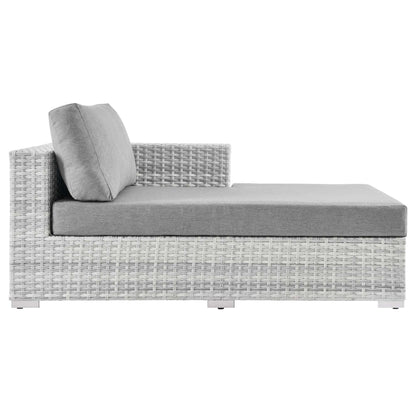 Modway Furniture Convene Outdoor Patio Right Chaise - EEI-4304-LGR-CHA