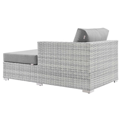 Modway Furniture Convene Outdoor Patio Right Chaise - EEI-4304-LGR-CHA