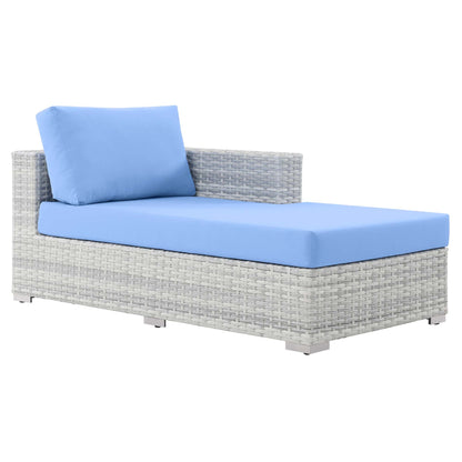 Modway Furniture Convene Outdoor Patio Right Chaise - EEI-4304-LGR-CHA
