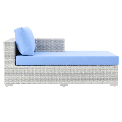 Modway Furniture Convene Outdoor Patio Right Chaise - EEI-4304-LGR-CHA
