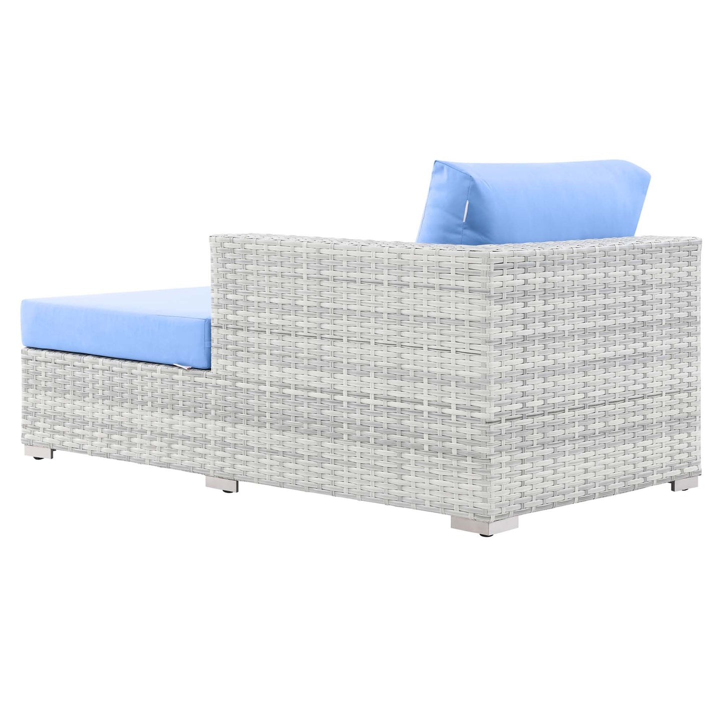Modway Furniture Convene Outdoor Patio Right Chaise - EEI-4304-LGR-CHA
