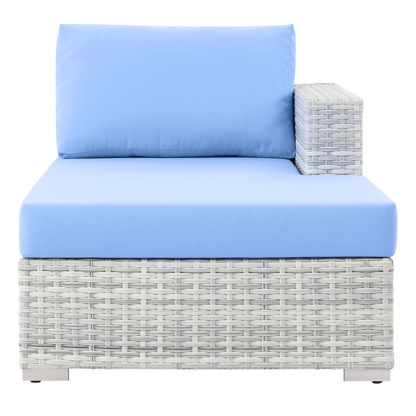 Modway Furniture Convene Outdoor Patio Right Chaise - EEI-4304-LGR-CHA
