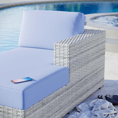 Modway Furniture Convene Outdoor Patio Right Chaise - EEI-4304-LGR-CHA
