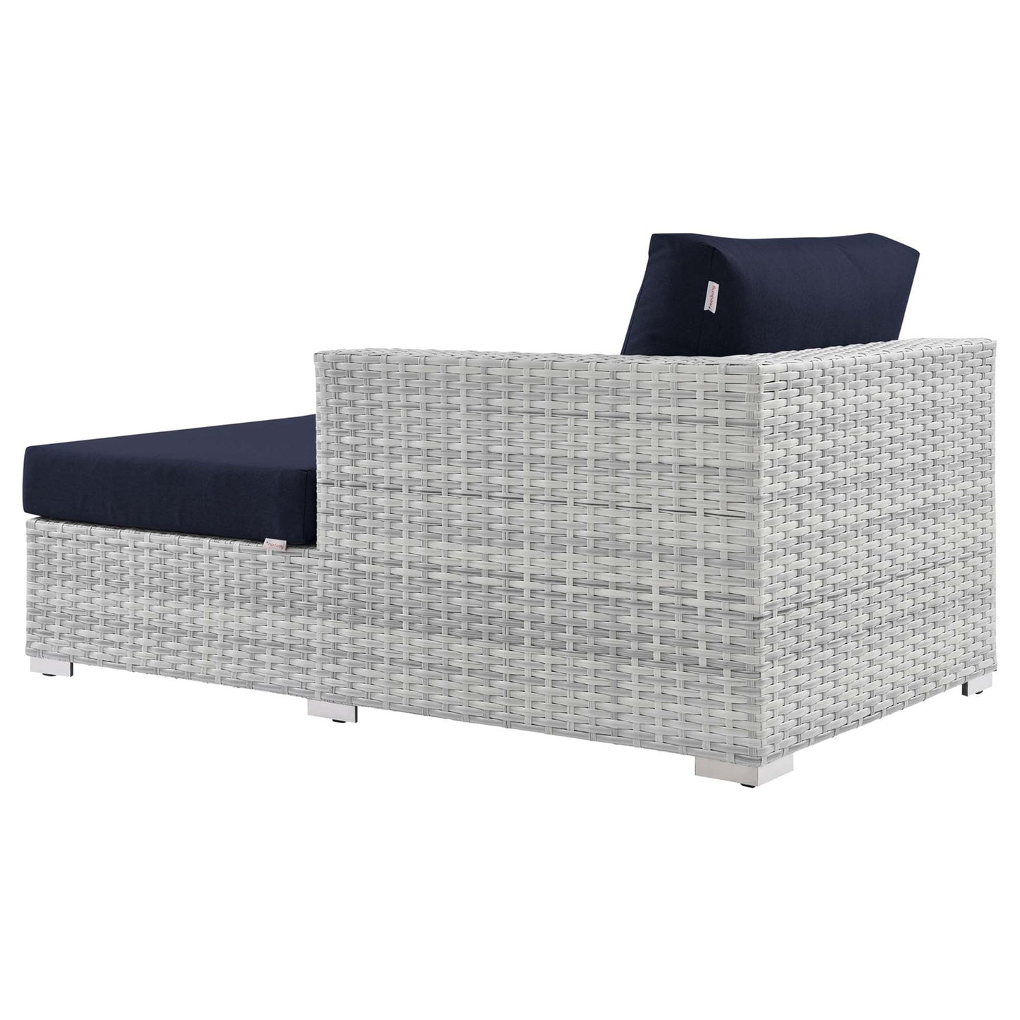 Modway Furniture Convene Outdoor Patio Right Chaise - EEI-4304-LGR-CHA