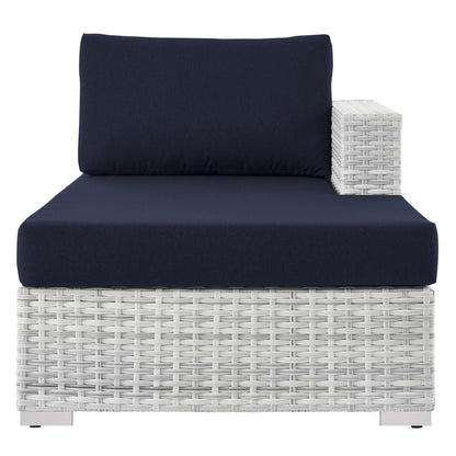 Modway Furniture Convene Outdoor Patio Right Chaise - EEI-4304-LGR-CHA