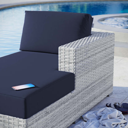 Modway Furniture Convene Outdoor Patio Right Chaise - EEI-4304-LGR-CHA