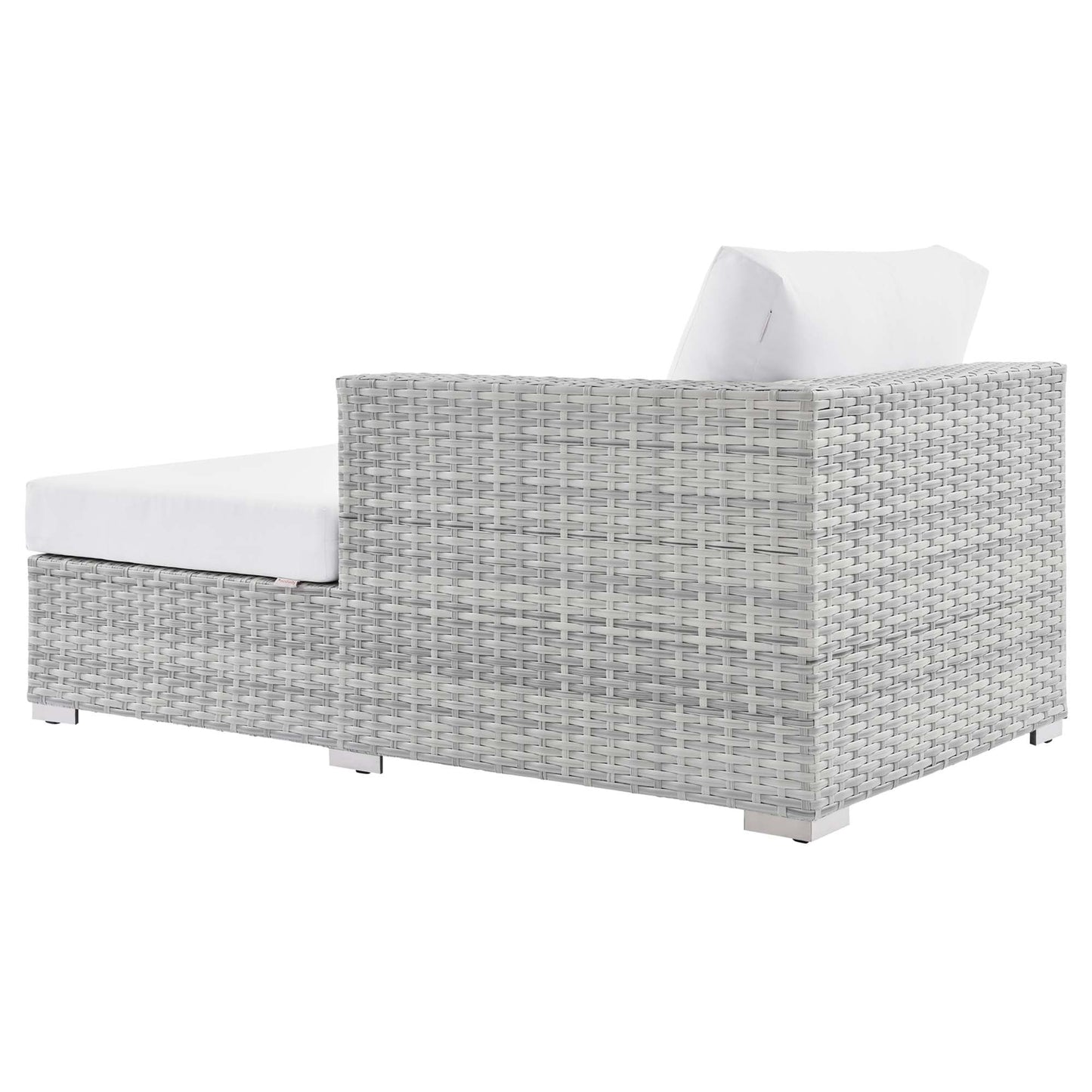 Modway Furniture Convene Outdoor Patio Right Chaise - EEI-4304-LGR-CHA
