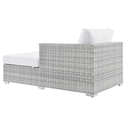 Modway Furniture Convene Outdoor Patio Right Chaise - EEI-4304-LGR-CHA