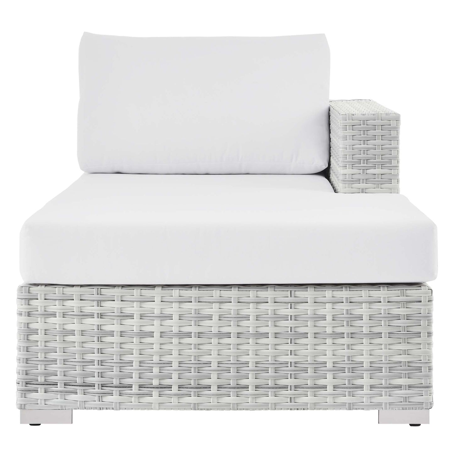 Modway Furniture Convene Outdoor Patio Right Chaise - EEI-4304-LGR-CHA